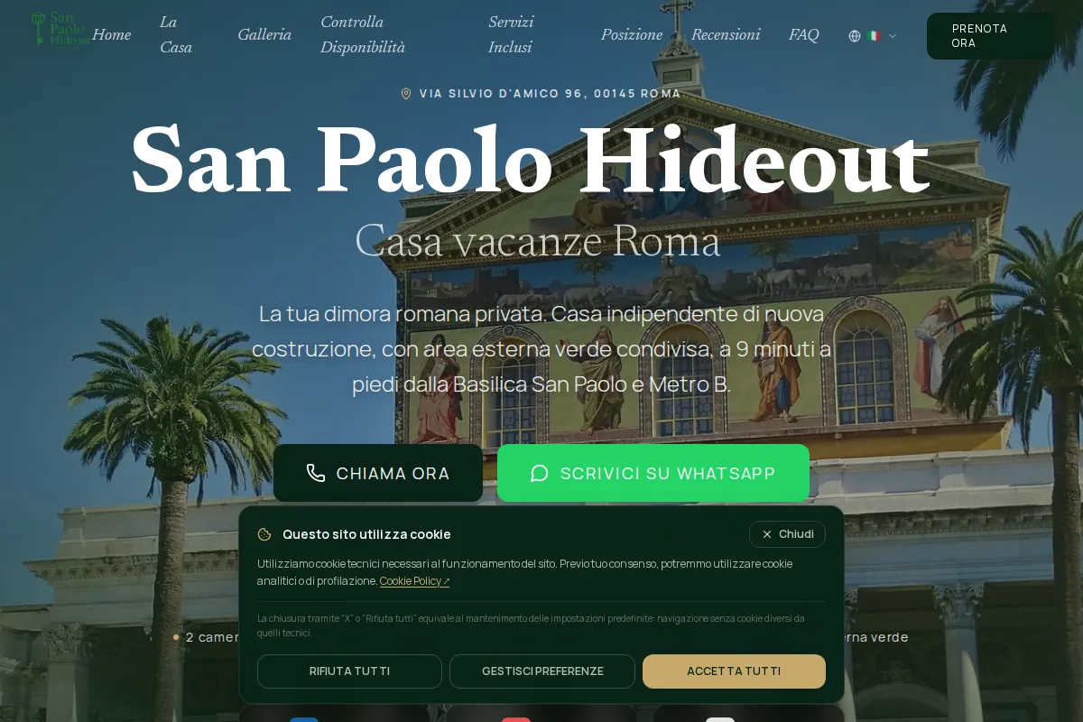 san paolo hideout website preview
